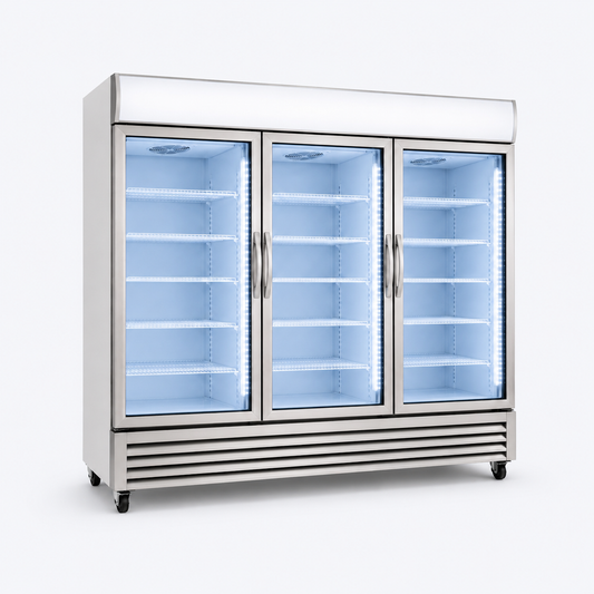 3 Door Display Freezer - Refurbished